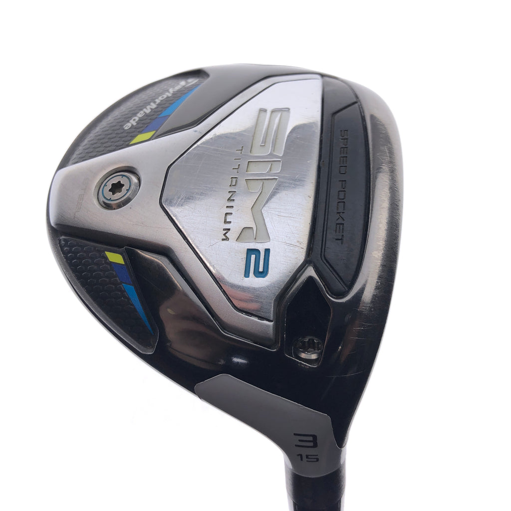 Used TOUR ISSUE TaylorMade Sim2 Titanium 3 Fairway Wood / 15 Degree / Stiff Flex
