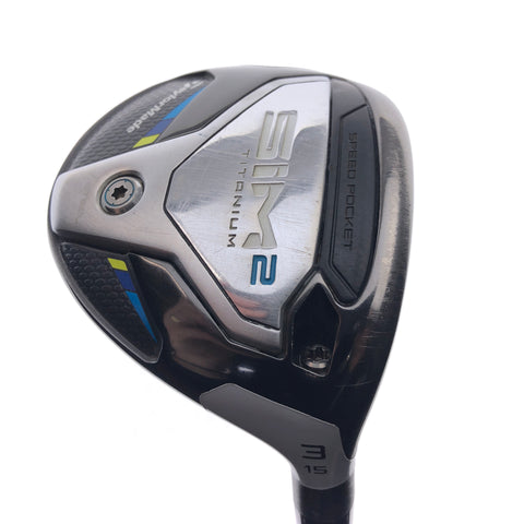 Used TOUR ISSUE TaylorMade Sim2 Titanium 3 Fairway Wood / 15 Degree / Stiff Flex