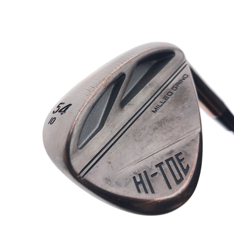Used TaylorMade Milled Grind Hi-Toe 3 RAW Copper Sand Wedge / 54.0 Degrees / We