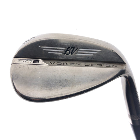 Used Titleist Vokey SM8 Brushed Steel Sand Wedge / 56.0 Degrees / Wedge Flex