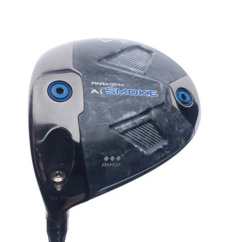 Used TOUR ISSUE Callaway Paradym Ai Smoke T D Max Dr / 9.0 Deg / Stiff / Left H