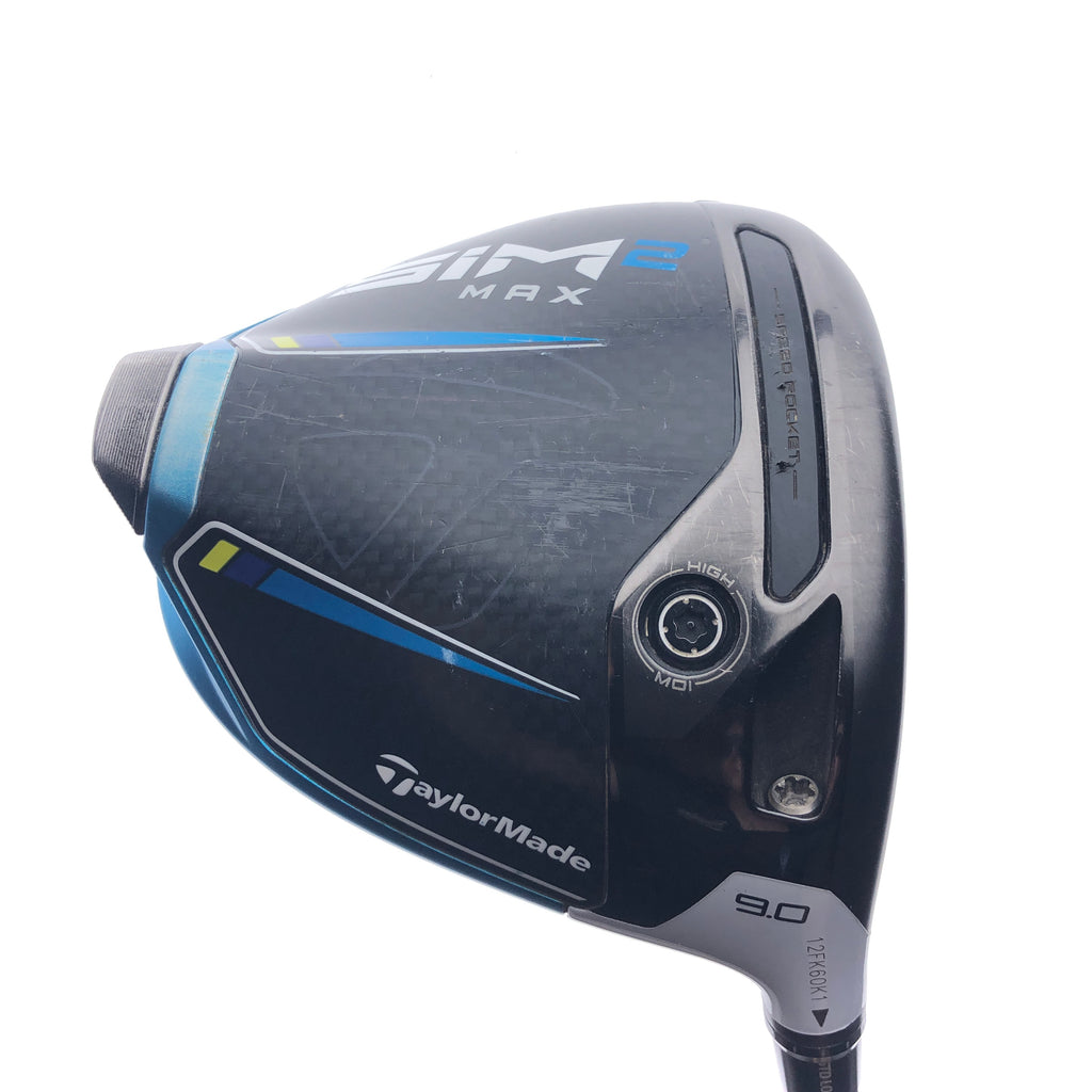 Used TaylorMade Sim2 Max Driver / 9.0 Degrees / Regular Flex
