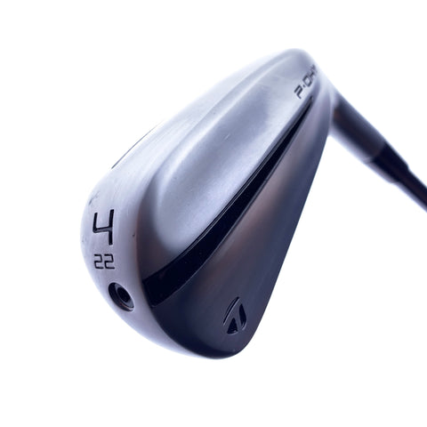 Used TaylorMade P-DHY 4 Hybrid / 22.0 Degrees / Regular Flex