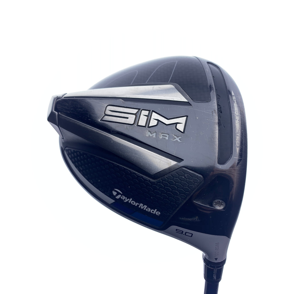 Used TaylorMade SIM Max Driver / 9.0 Degrees / X-Stiff Flex