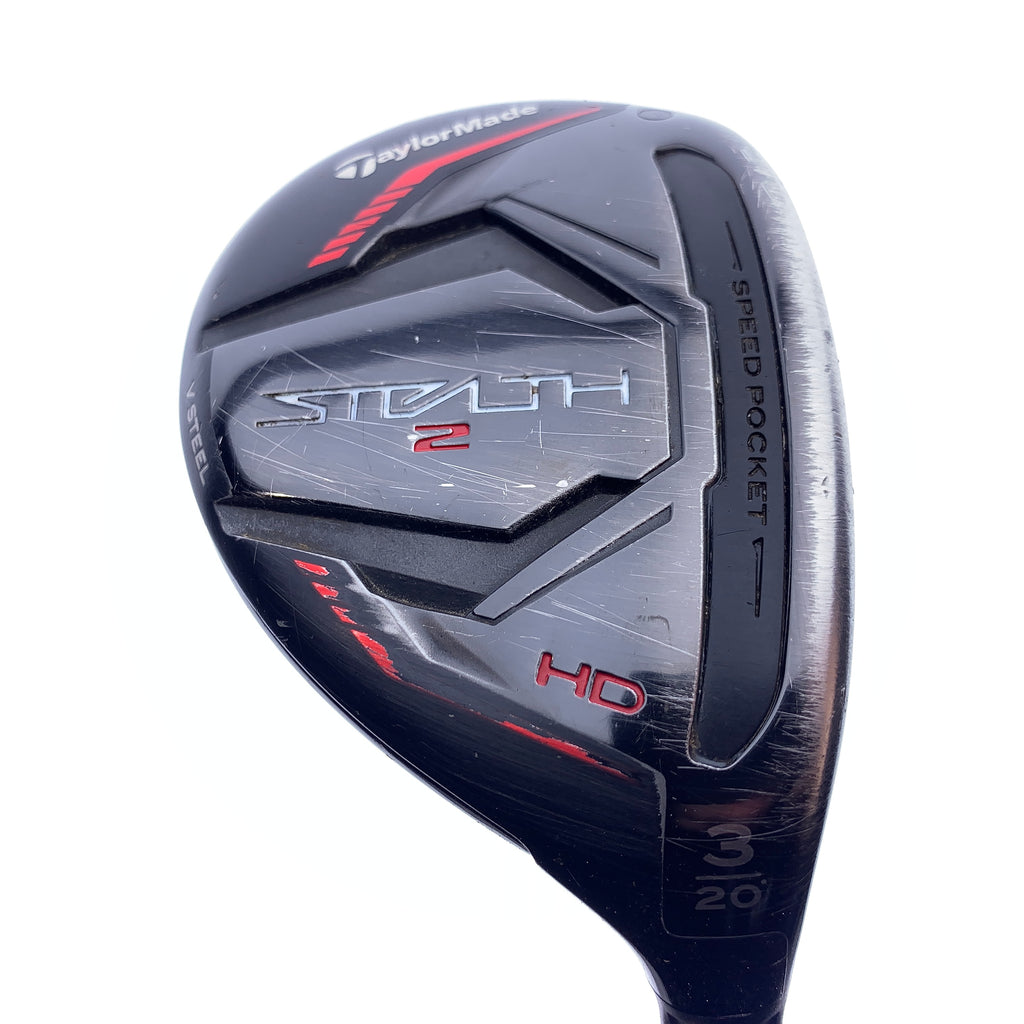Used TaylorMade Stealth 2 HD 3 Hybrid / 20.0 Degrees / Regular Flex