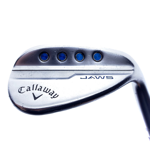 Used Callaway Jaws MD5 Platinum Chrome Lob Wedge / 58.0 Degrees / Stiff Flex