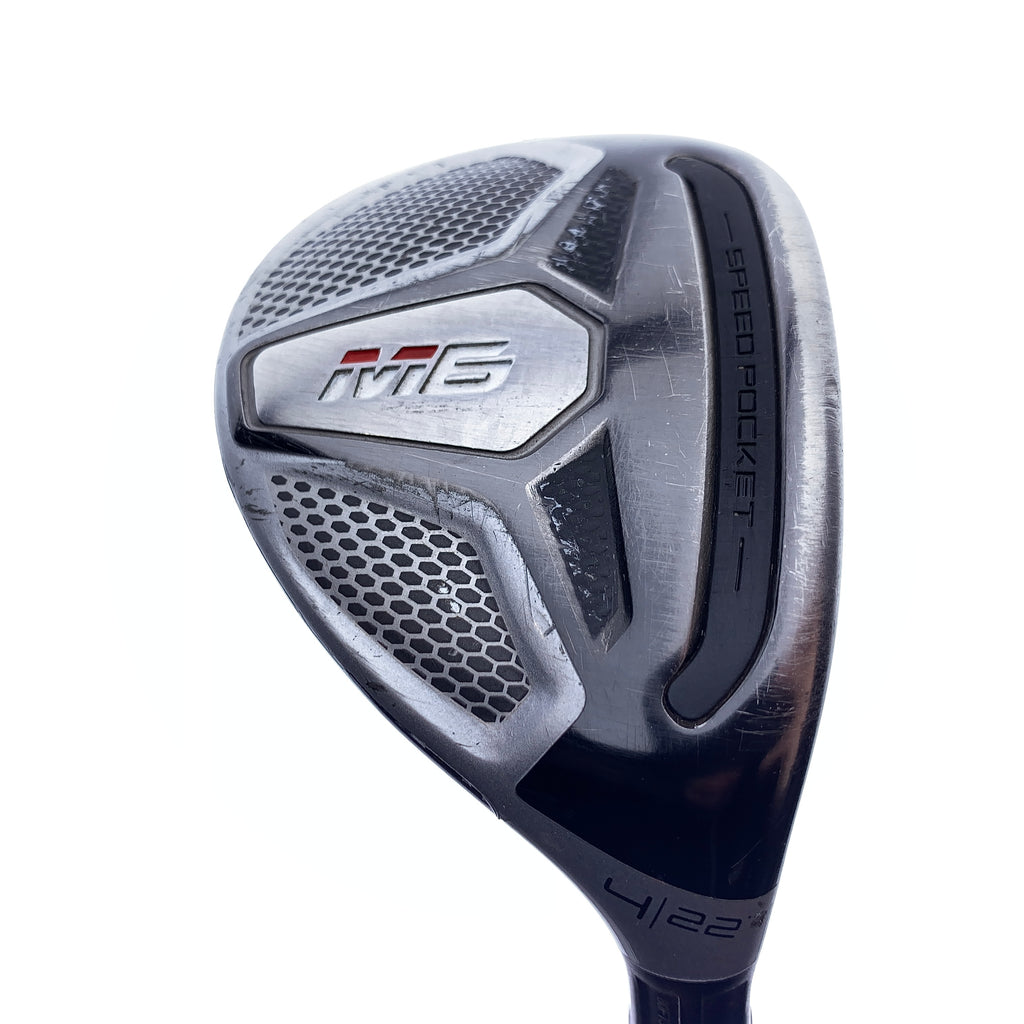 Used TaylorMade M6 4 Hybrid / 22.0 Degrees / Stiff Flex