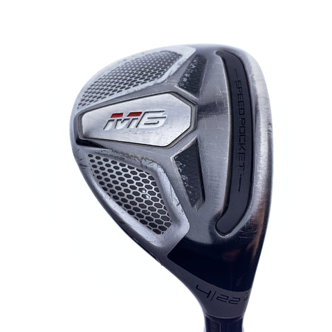 Used TaylorMade M6 4 Hybrid / 22.0 Degrees / Stiff Flex