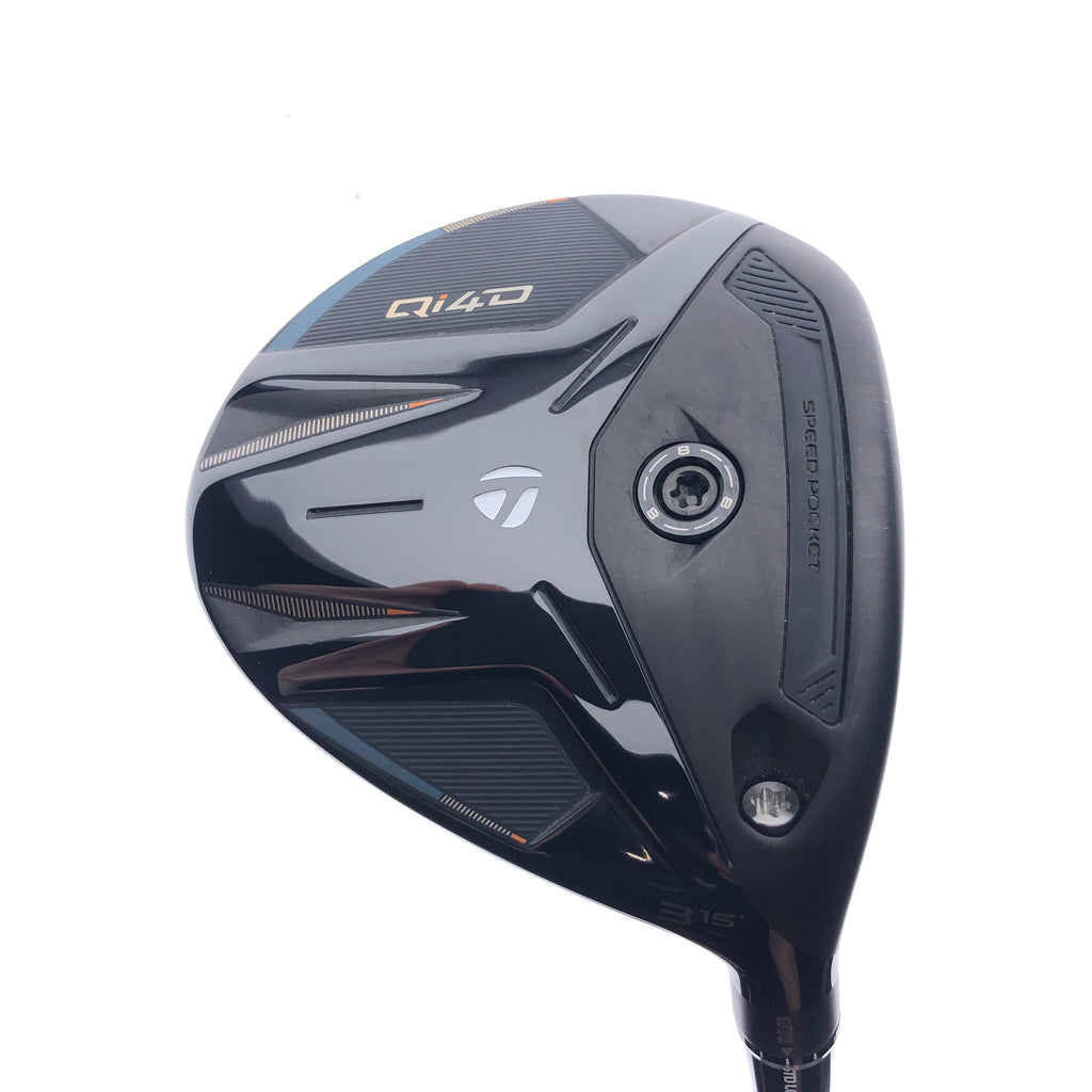Used TaylorMade Qi4D 3 Fairway Wood / 15 Degrees / Stiff Flex