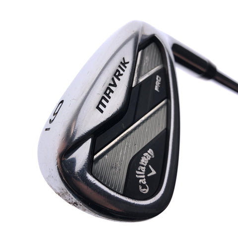 Used Callaway Mavrik Pro 9 Iron / 38.5 Degrees / Regular Flex