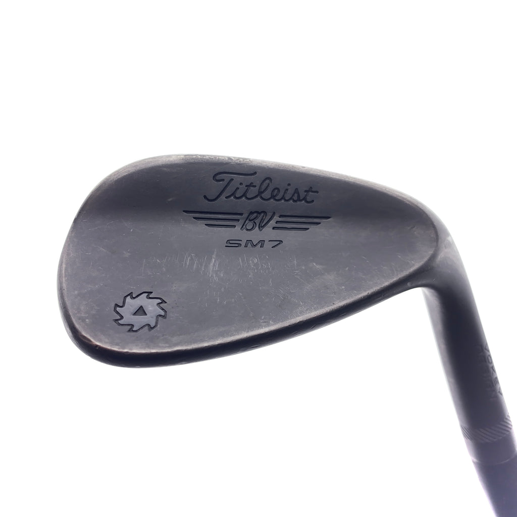 Used Titleist Vokey SM7 Jet Black Sand Wedge / 54.0 Degrees / Stiff Flex