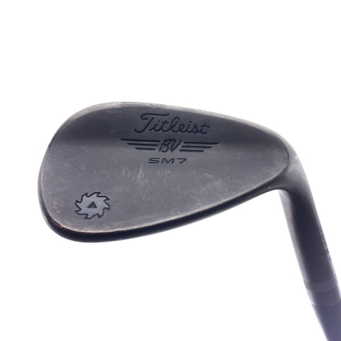 Used Titleist Vokey SM7 Jet Black Sand Wedge / 54.0 Degrees / Stiff Flex