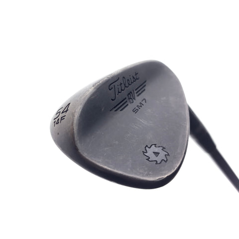 Used Titleist Vokey SM7 Jet Black Sand Wedge / 54.0 Degrees / Stiff Flex