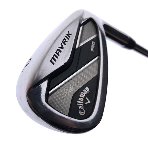 Used Callaway Mavrik Pro Pitching Wedge Iron / 43.0 Degrees / Stiff Flex