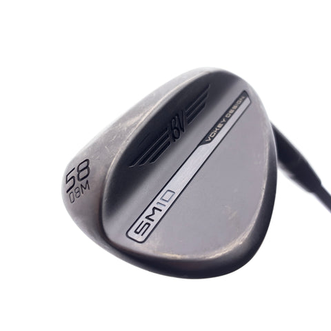 Used Titleist Vokey SM10 Nickel Lob Wedge / 58.0 Degrees / Wedge Flex