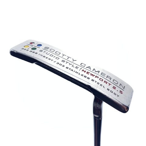Used Scotty Cameron Studio Style Newport 2.5 Putter / 34.0 Inches