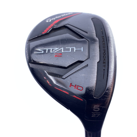 Used TaylorMade Stealth 2 HD 5 Hybrid / 27.0 Degrees / Senior Flex