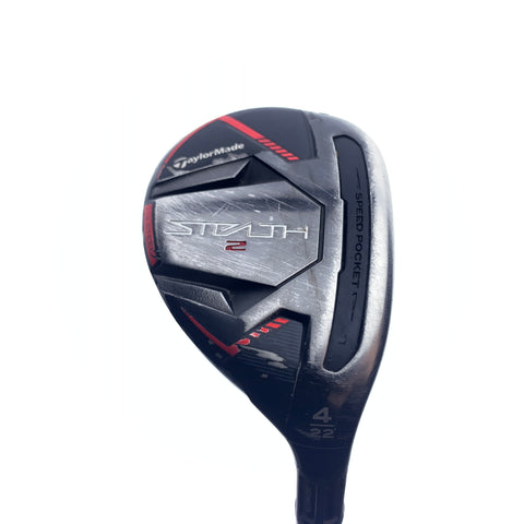 Used TaylorMade Stealth 2 4 Hybrid / 22.0 Degrees / Regular Flex