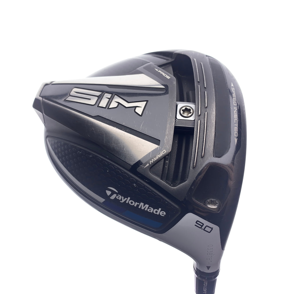 Used TaylorMade SIM Driver / 9.0 Degrees / Stiff Flex