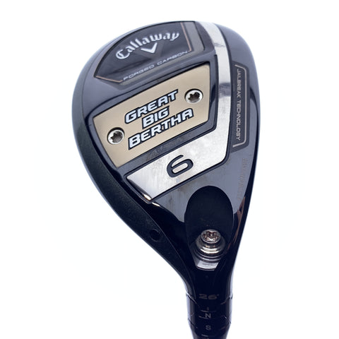 Used Callaway Great Big Bertha 2023 6 Hybrid / 26.0 Degrees / Senior Flex