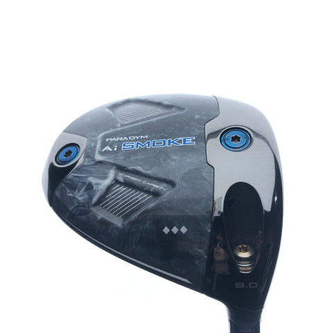 Used Callaway Paradym Ai Smoke Triple Diamond Driver / 9.0 Degrees / Stiff Flex