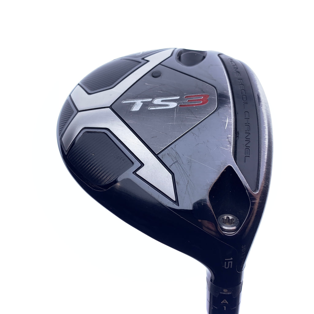 Used Titleist TS3 3 Fairway Wood / 15.0 Degrees / Stiff Flex