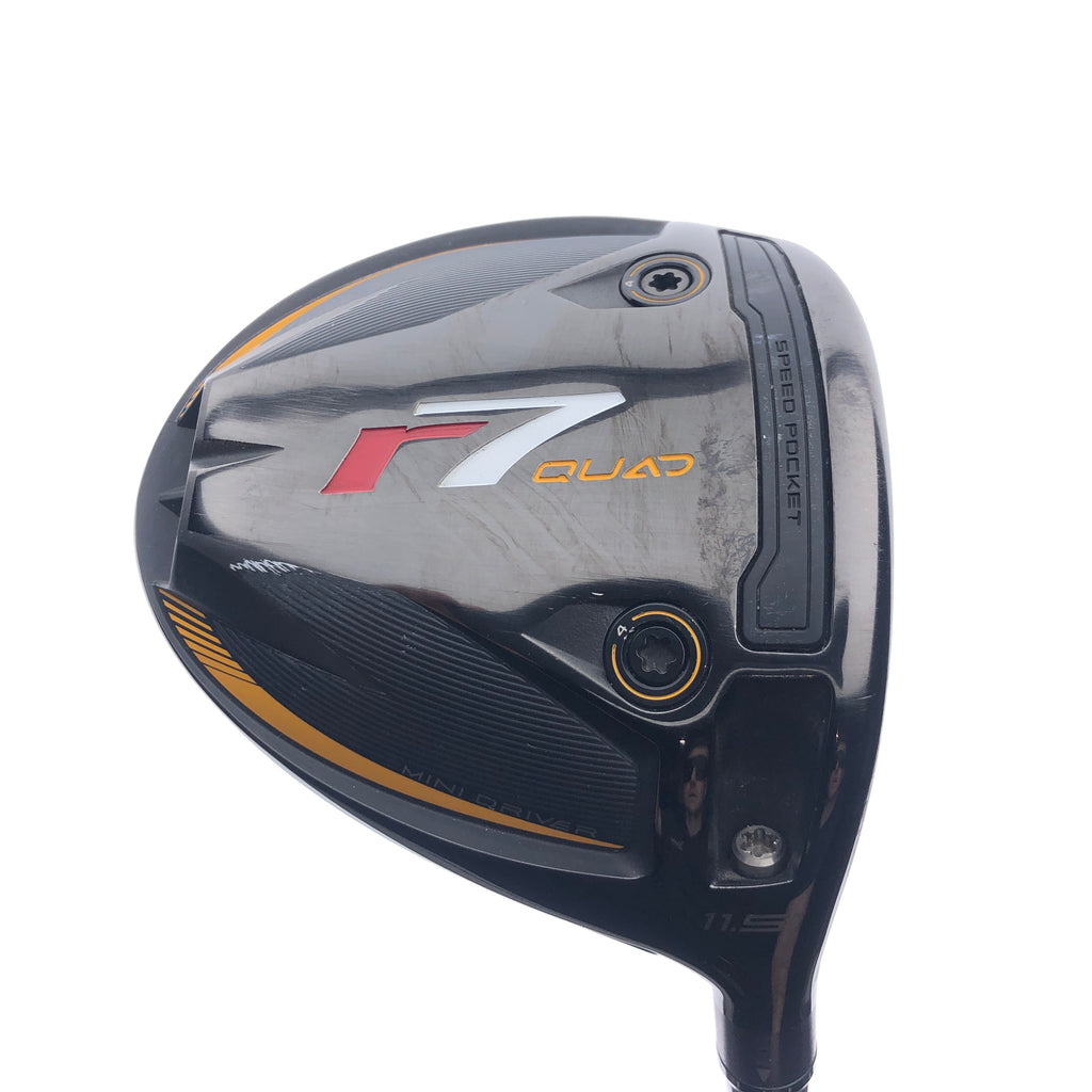 Used TaylorMade R7 Quad Mini Driver / 11.5 Degrees / Stiff Flex