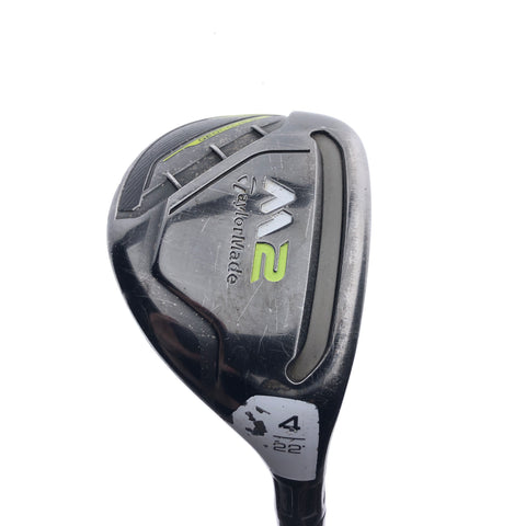 Used TaylorMade M2 2017 4 Hybrid / 22.0 Degrees / Stiff Flex