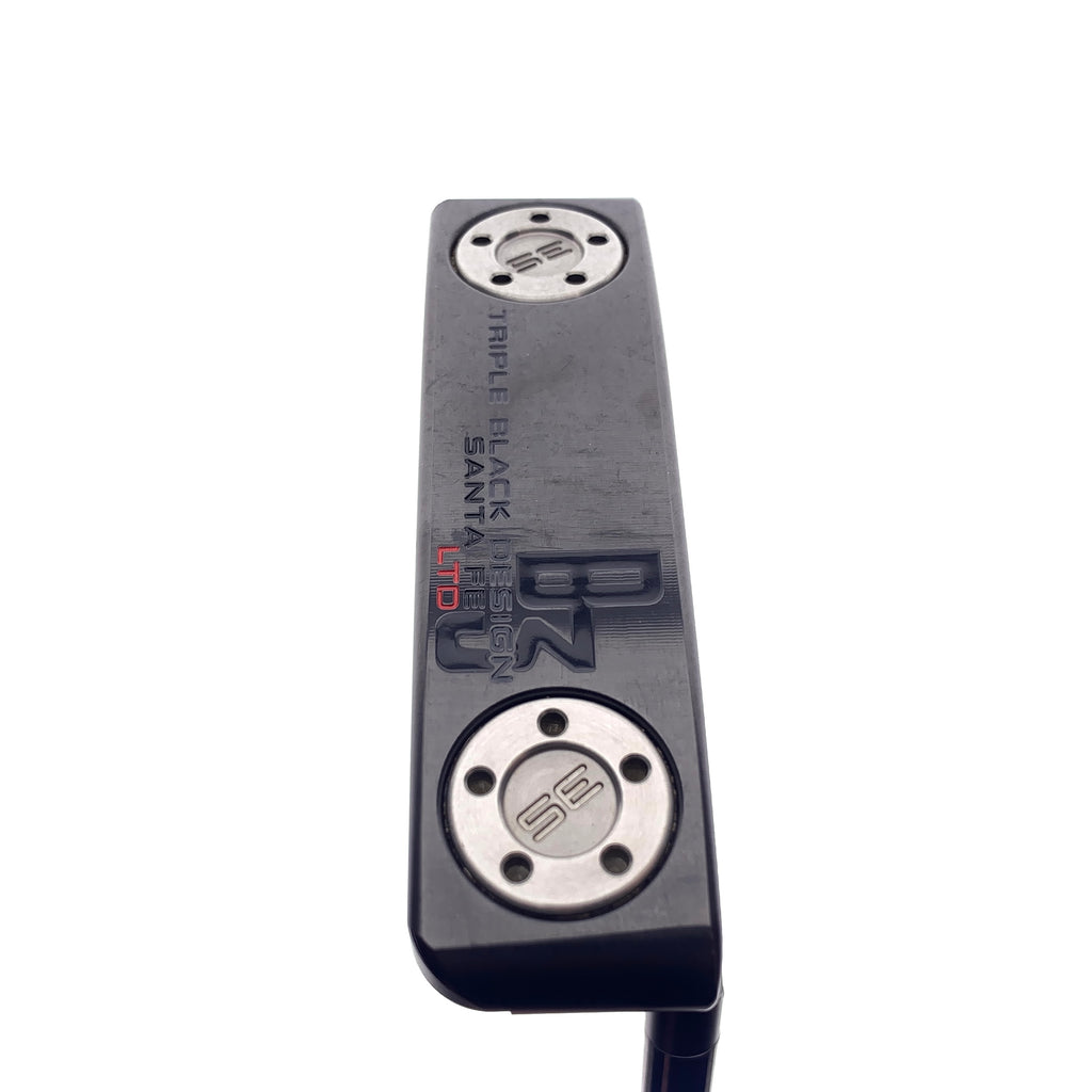 Used Scotty Cameron Limited Edition Triple Black Design B3 Santa Fe Putter / 34