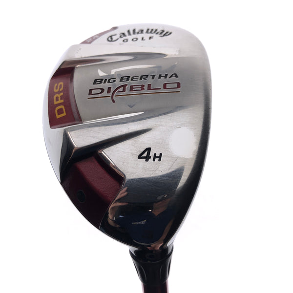 Used Callaway Big Bertha Diablo 4 Hybrid / 24 Degrees / Stiff Flex