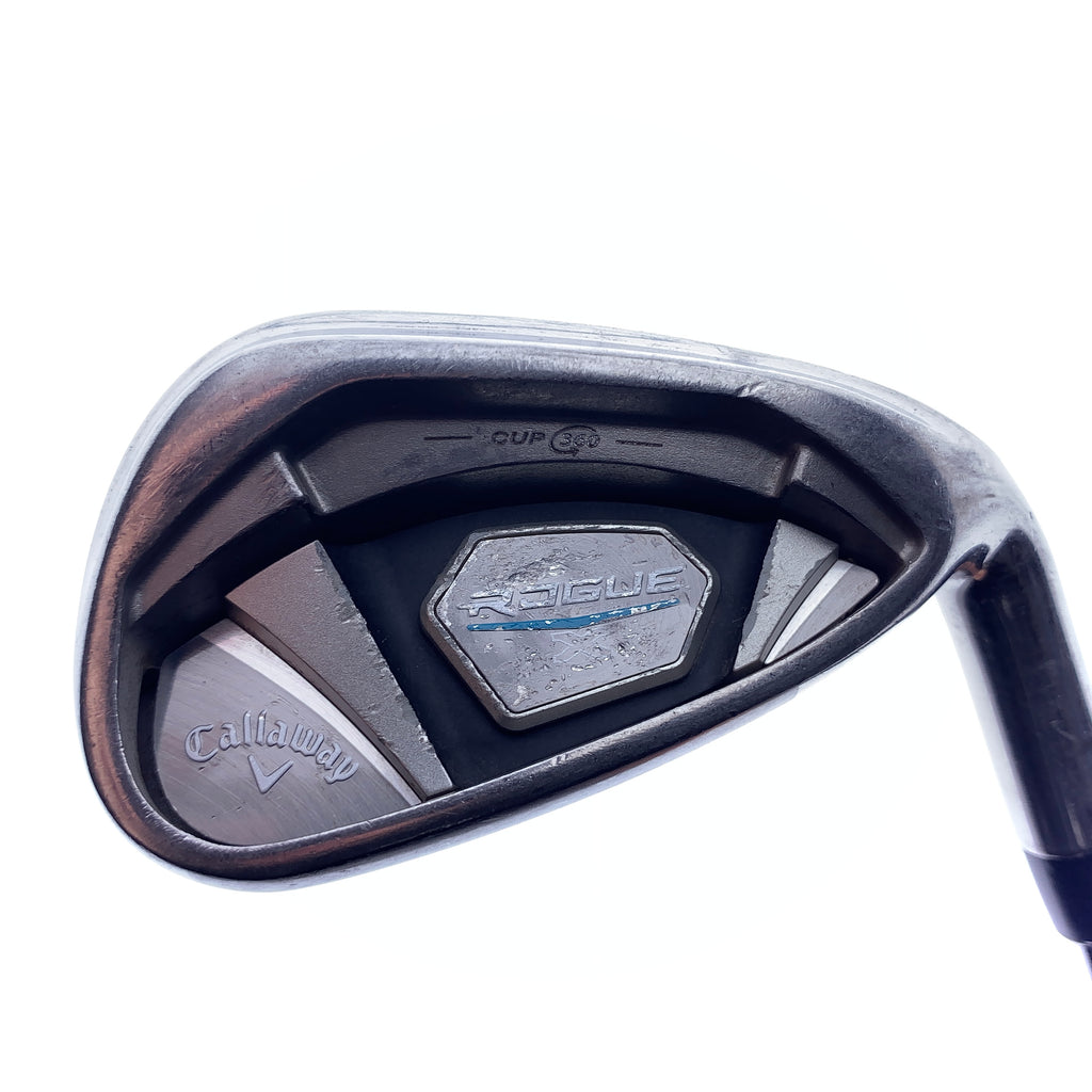 Used Callaway Rogue X 9 Iron / 36.0 Degrees / Stiff Flex