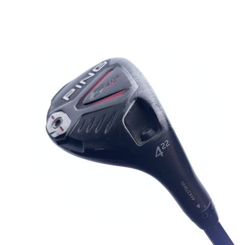 Used Ping G410 4 Hybrid / 22.0 Degrees / Regular Flex