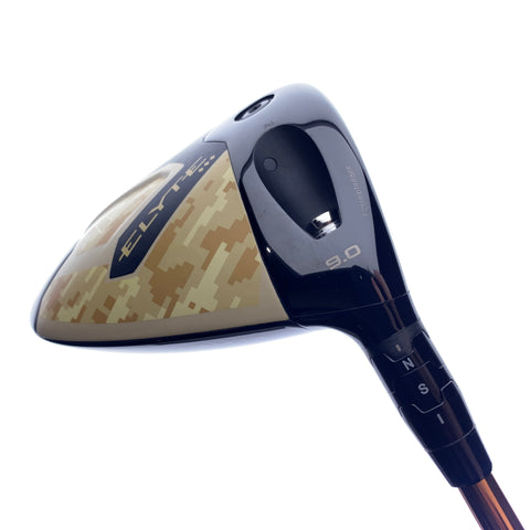 Used Callaway Elyte Triple Diamond Sandstorm Driver / 9.0 Degrees / TX Flex
