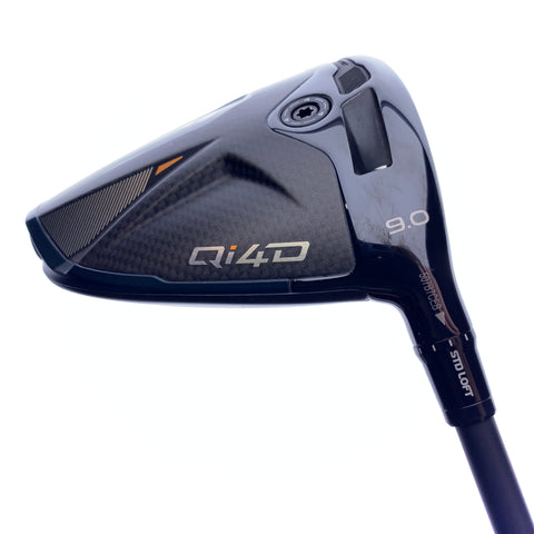 Used TaylorMade Qi4D Driver / 9.0 Degrees / Stiff Flex