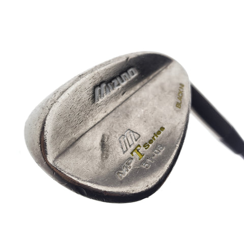 Used Mizuno MP-T Series Black Nickel 2008 Gap Wedge / 51.0 Degrees/Regular Flex