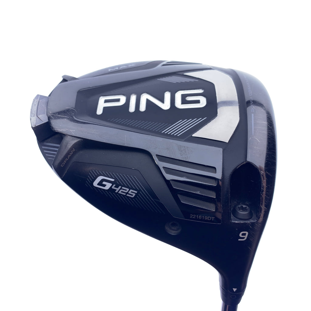 Used Ping G425 Max Driver / 9.0 Degrees / Stiff Flex - Replay Golf 