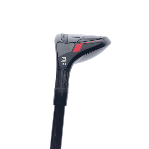 Used TaylorMade Stealth Rescue 3 Hybrid / 19.0 Degrees / Stiff Flex / Left-Hand