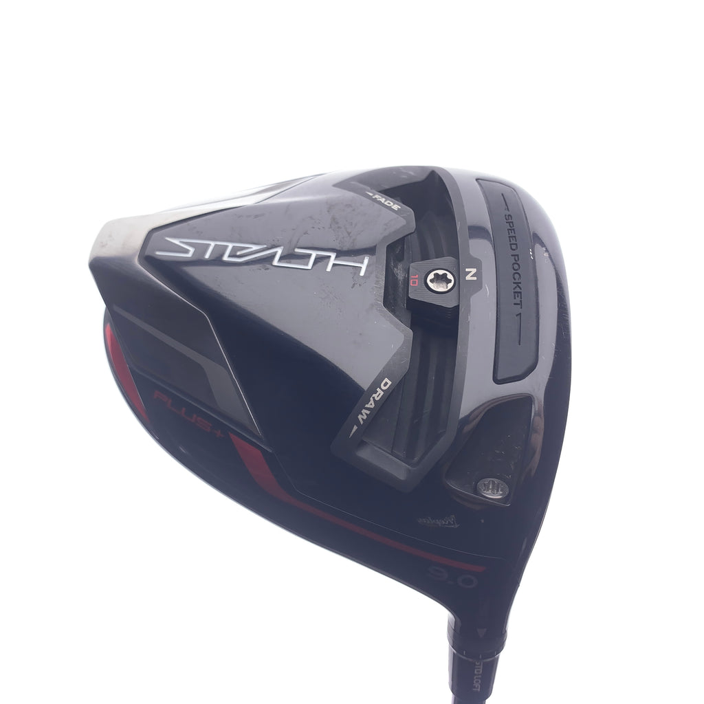 Used TaylorMade Stealth Plus Driver / 9.0 Degrees / TX Flex