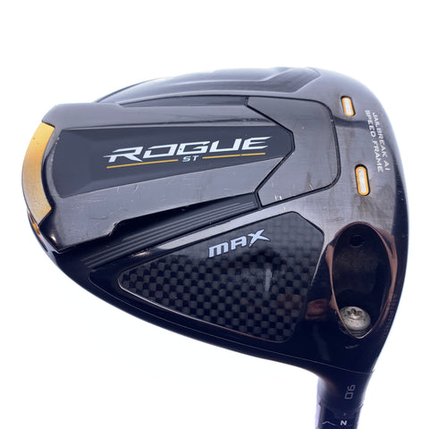 Used Callaway Rogue ST MAX Driver / 9.0 Degrees / Stiff Flex