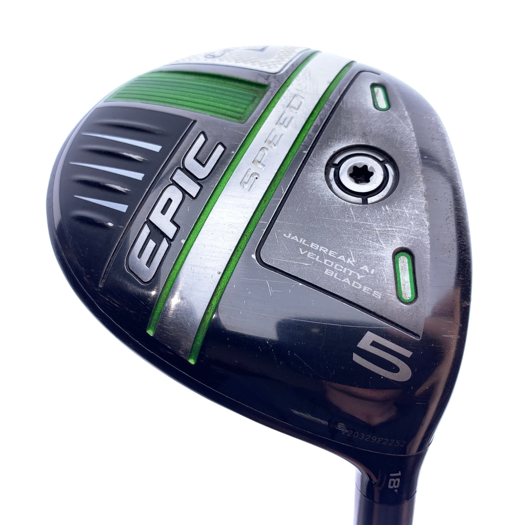 Used Callaway Epic Speed 5 Fairway Wood / 18.0 Degrees / Regular Flex
