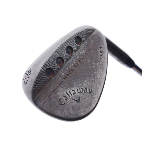 Used Callaway Mack Daddy 4 Raw Lob Wedge / 58.0 Degrees / Stiff Flex