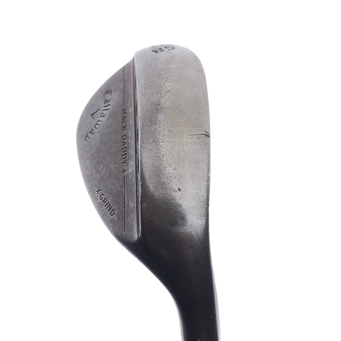 Used Callaway Mack Daddy 4 Raw Lob Wedge / 58.0 Degrees / Stiff Flex