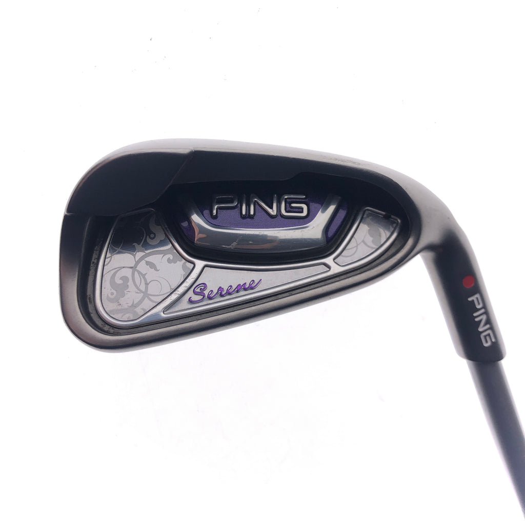 Used Ping Serene 7 Iron / 34.0 Degrees / Ladies Flex