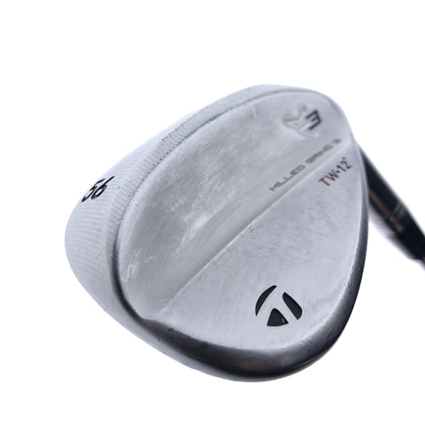 Used TaylorMade Milled Grind 3 TW Sand Wedge / 56.0 Degrees / Stiff Flex