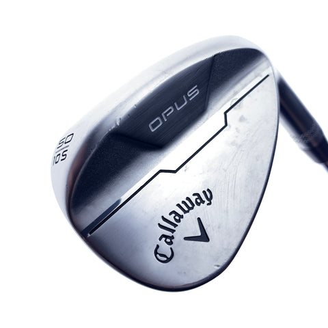 Used Callaway Opus Brushed Chrome Gap Wedge / 50.0 Degrees / Wedge Flex - Replay Golf 