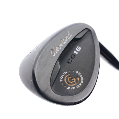 Used Cleveland CG16 Black Pearl Lob Wedge / 60.0 Degrees / Wedge Flex