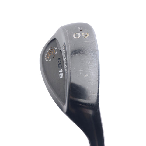 Used Cleveland CG16 Black Pearl Lob Wedge / 60.0 Degrees / Wedge Flex