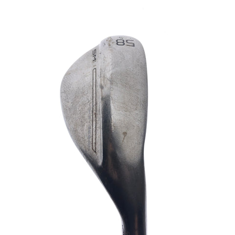 Used Titleist SM9 RAW Lob Wedge / 58.0 Degrees / Stiff Flex