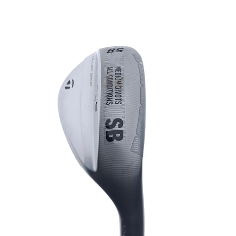 Used TaylorMade Milled Grind 5 Lob Wedge / 58.0 Degrees / Stiff Flex