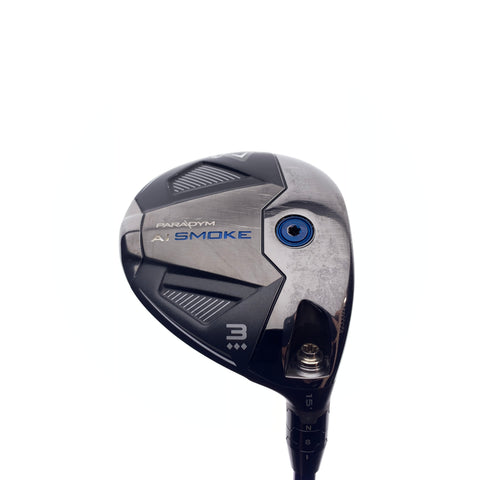 Used Callaway Paradym Ai Smoke Triple Diamond 3 Fairway Wood / 15.0 Deg / Stiff